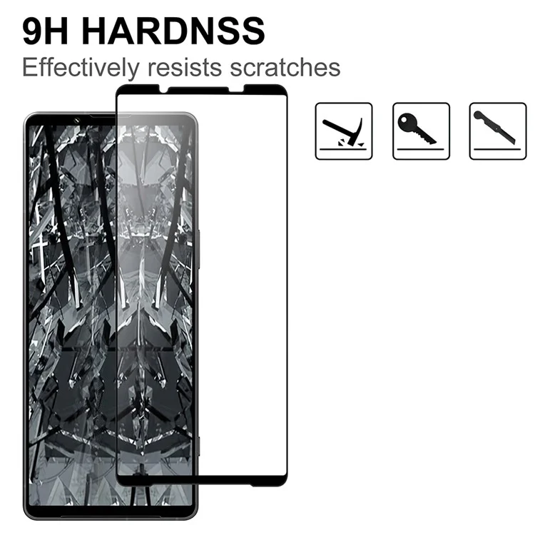 For Sony Xperia 1 VI Screen Protector Black Edge AGC Glass HD Clear Screen Film