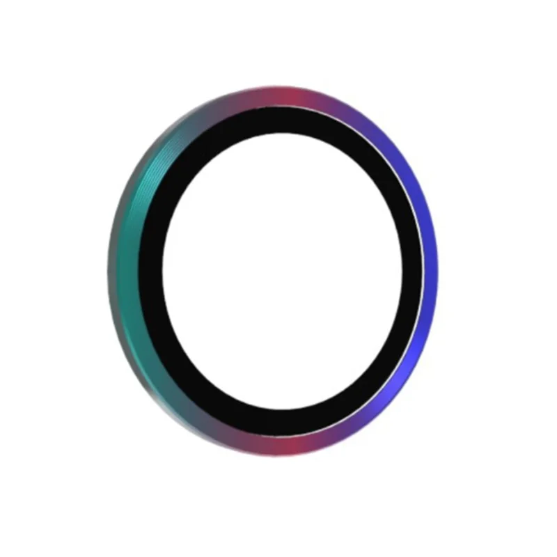 For Samsung Galaxy Tab S9 Camera Lens Protector Metal Frame Tempered Glass Clear Lens Film, Colorful