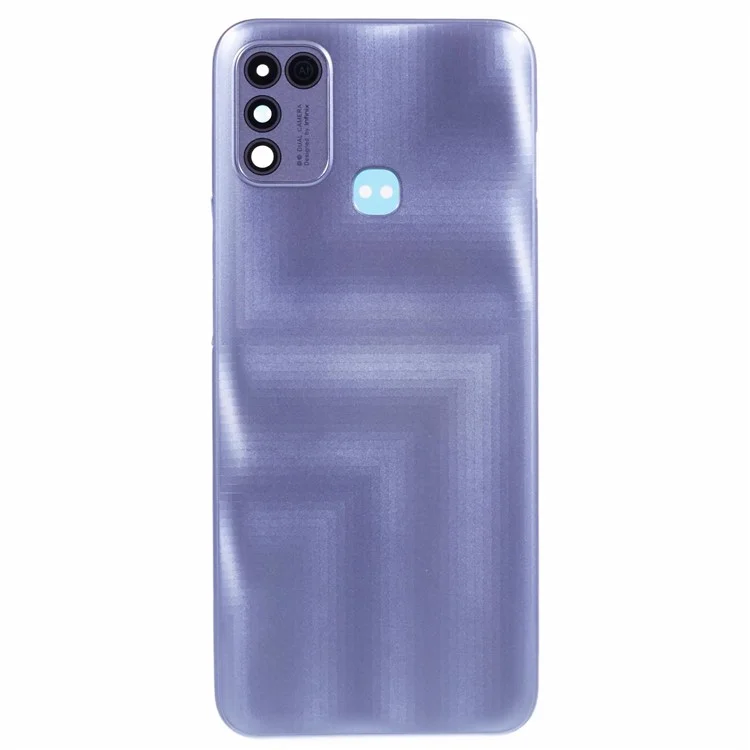 Für Infinix Hot 10 Play X688 Ersatzteil Rückbatterie-Gehäuseabdeckung - Lila