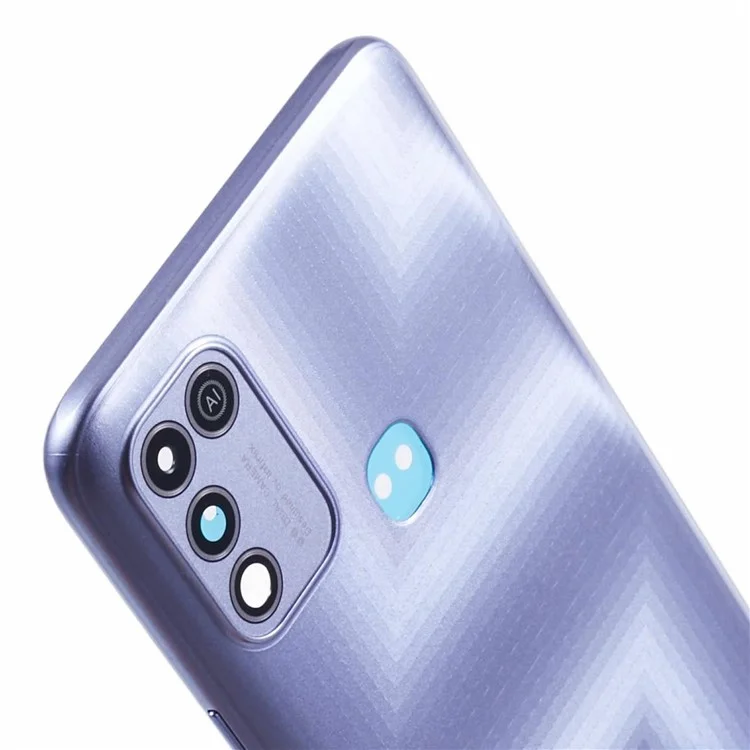 Für Infinix Hot 10 Play X688 Ersatzteil Rückbatterie-Gehäuseabdeckung - Lila