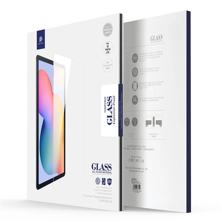 DUX DUCIS Para Samsung Galaxy Tab S6 Lite (2020) (2022) (2024) Filme de Proteção de Tela de Vidro Temperado de Cobertura Total