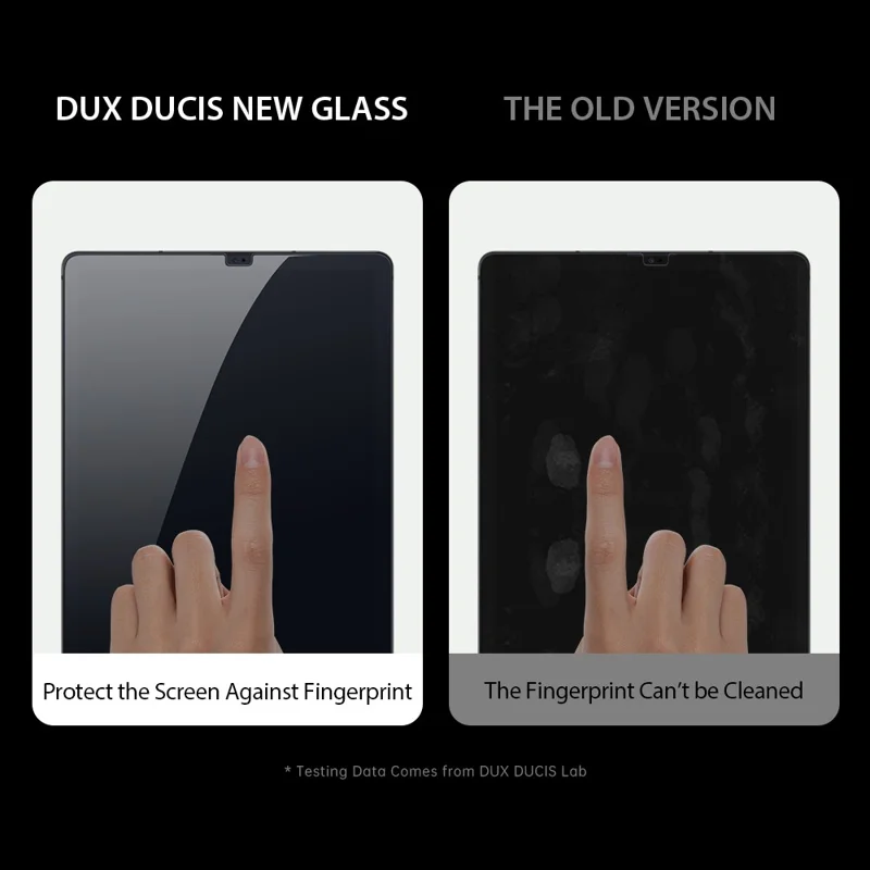 DUX DUCIS för Samsung Galaxy Tab A7 Lite 8,7 tum Film 0,33 mm Medelstarkt aluminiaglas Transparent skärmskydd