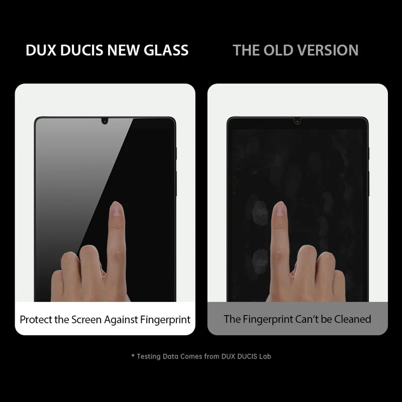 DUX DUCIS Para Samsung Galaxy Tab A9 Protetor de Tela Película de Vidro Médio de Borda Curva 2.5D