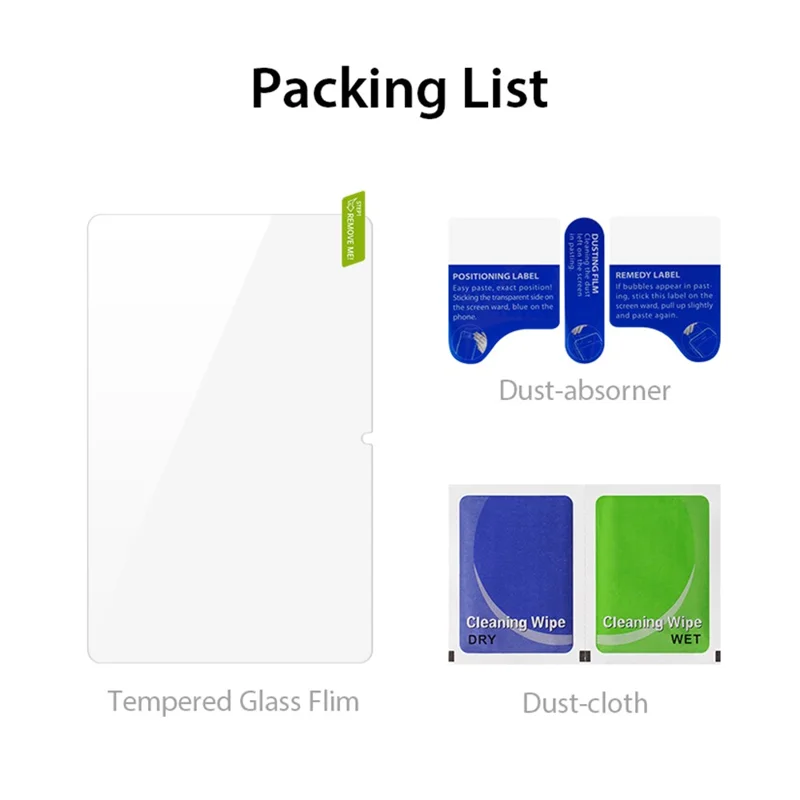 DUX DUCIS för Huawei Matepad SE 10,4 tum 2022 Film Medium Alumina Glass 0,33 mm Fullskärmsprotektor