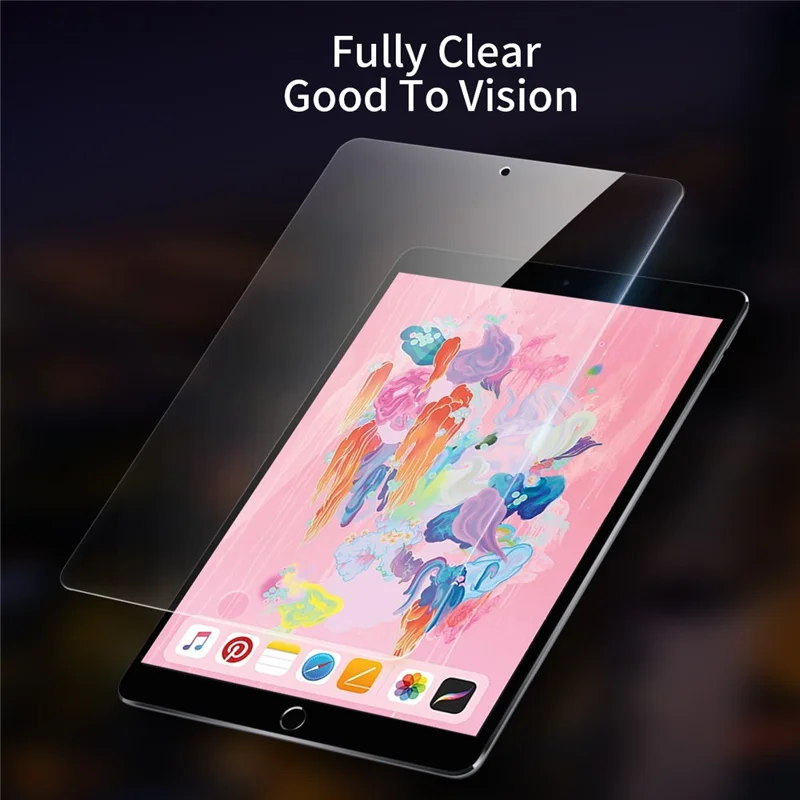 DUX DUCIS till iPad Mini 4 / mini (2019) 7,9 tum Medium Alumina Glas Skärmskydd 0,33 mm Helskärmsfilm