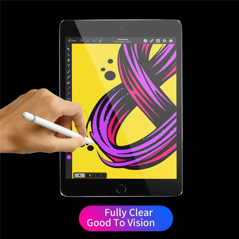 DUX DUCIS till iPad Mini 4 / mini (2019) 7,9 tum Medium Alumina Glas Skärmskydd 0,33 mm Helskärmsfilm