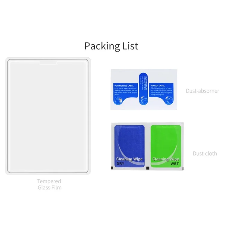 DUX DUCIS For iPad Air (2020) / (2022) / iPad Pro 11 (2018) / (2020) / (2021) / (2022) Screen Protector Transparent Medium Alumina Glass Film