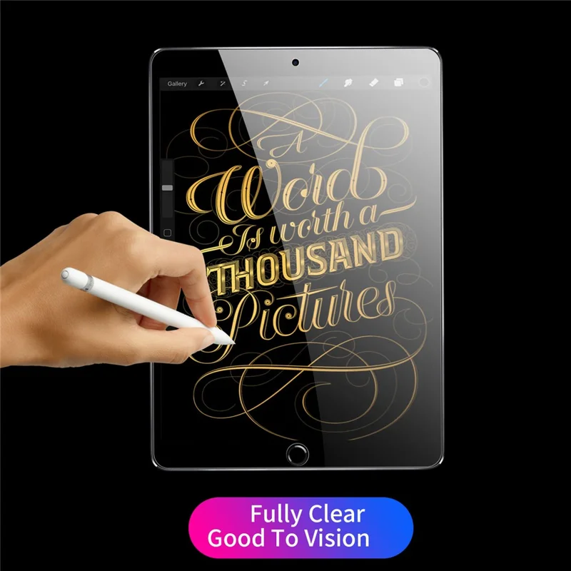 DUX DUCIS For iPad Air 10.5 inch (2019) / Pro 10.5-inch (2017) Anti-Scratch Screen Protector 0.33mm Medium Alumina Glass Screen Film