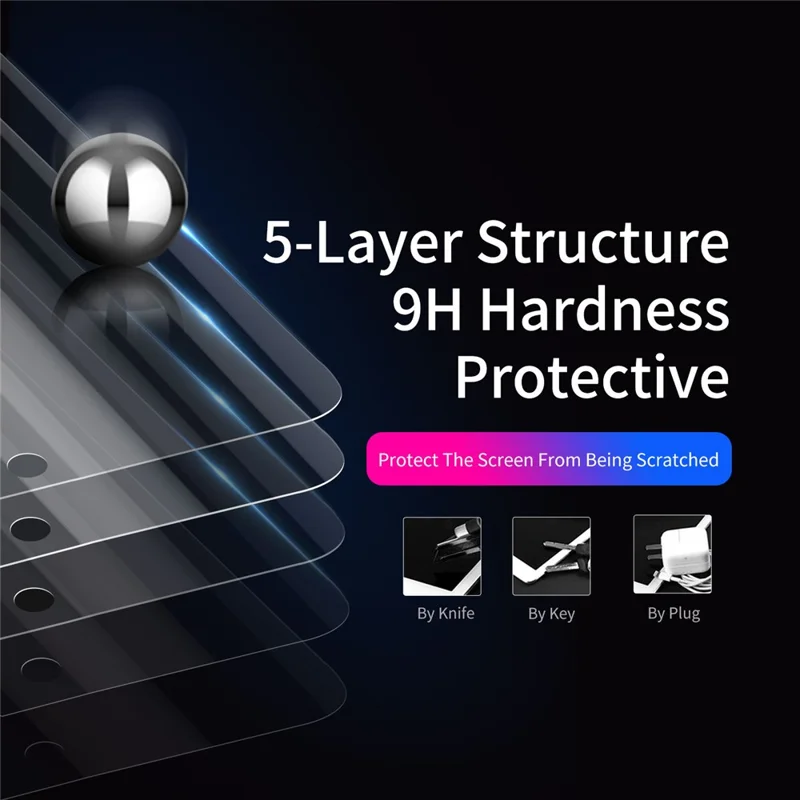 DUX DUCIS For iPad Air 10.5 inch (2019) / Pro 10.5-inch (2017) Anti-Scratch Screen Protector 0.33mm Medium Alumina Glass Screen Film