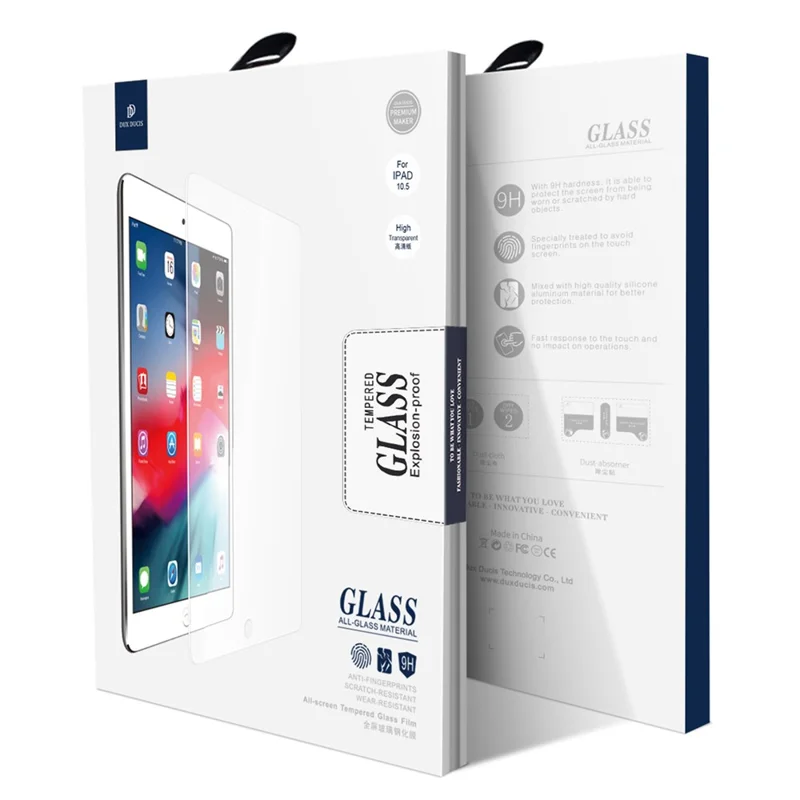 DUX DUCIS For iPad Air 10.5 inch (2019) / Pro 10.5-inch (2017) Anti-Scratch Screen Protector 0.33mm Medium Alumina Glass Screen Film