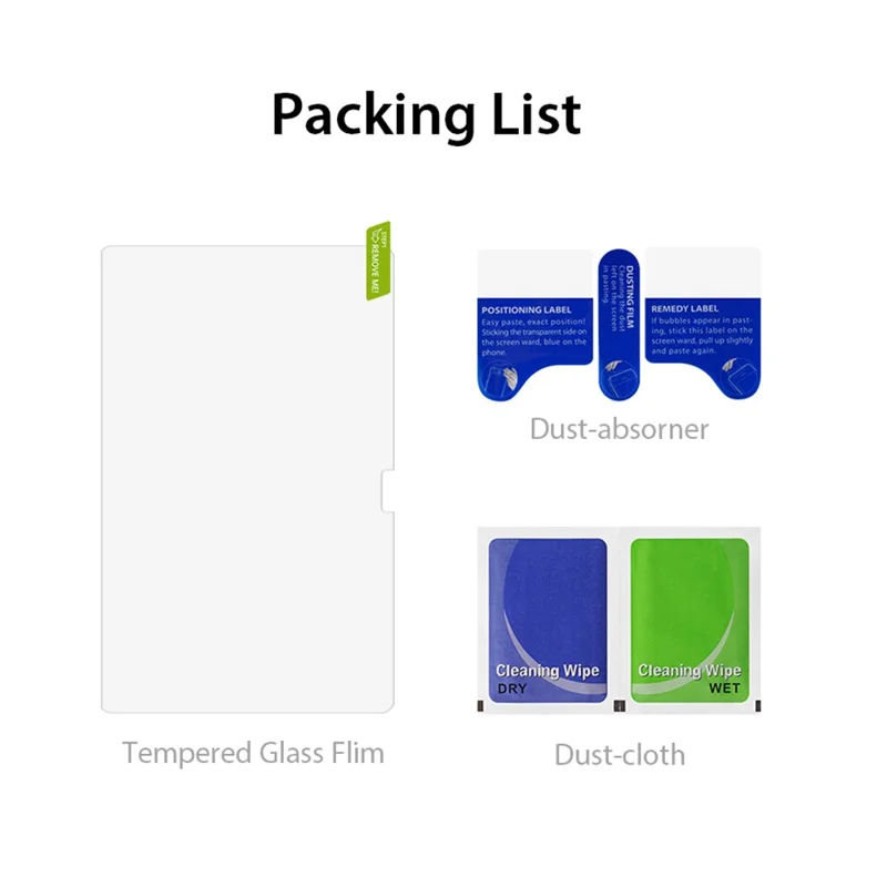 DUX DUCIS For iPad (2025) / 10.9 (2022) Medium Alumina Glass Film 0.33mm Full Cover Screen Protector