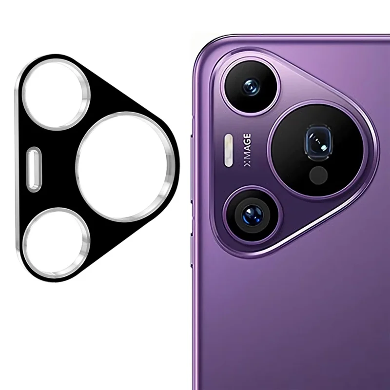 ENKAY HAT PRINCE For Huawei Pura 70 Pro / Pura 70 Pro+ Camera Rear Lens Protector Integrated 0.2mm 9H Lens Film - Black