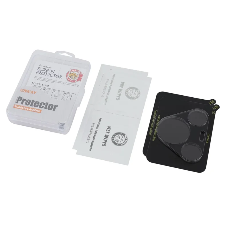 ENKAY HAT PRINCE 2Pcs For Huawei Pura 70 Pro / 70 Pro+ Camera Lens Protector 0.2mm 9H Integrated Rear Lens Film - Black
