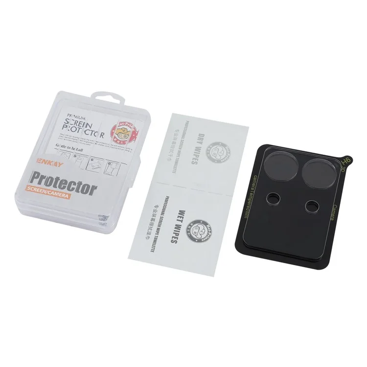 ENKAY HAT PRINCE Pour Xiaomi Redmi Note 13 Pro 4G / Poco M6 Pro 4G Protecteur d'objectif de caméra 0,2 mm 9H Film d'objectif arrière