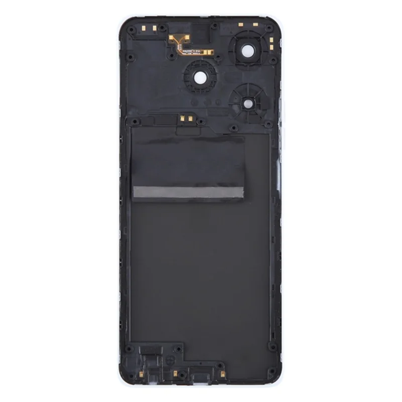 Pour TECNO Spark 10 Pro KI7 Couvercle du boîtier de la batterie arrière avec anneau de l'objectif de l'appareil photo Couvercle de la pièce de rechange - Blanc