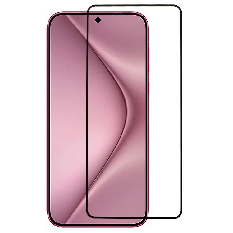 For Huawei Pura 70 2.5D Full Glue Screen Protector Black Edges High Aluminium-Silicon Glass HD Film
