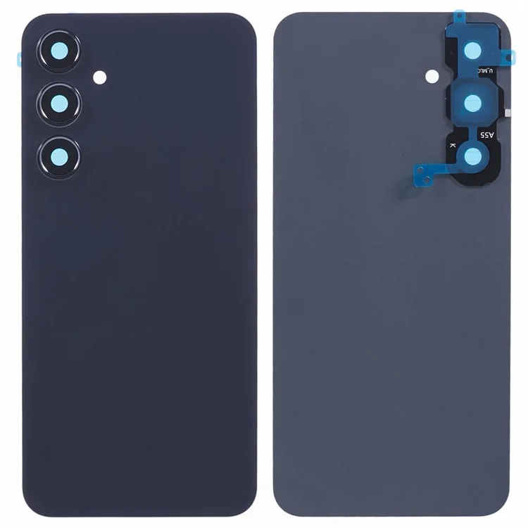 For Samsung Galaxy A55 5G A556 Battery Housing with Camera Lens Cover - Black
