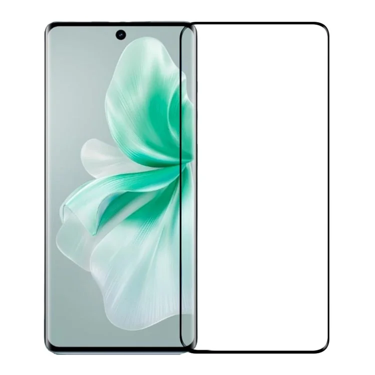 PINWUYO Para vivo S18 5G / S18 Pro 5G Protector de pantalla Película de vidrio templado HD transparente Pegamento completo 3D Curvatura caliente