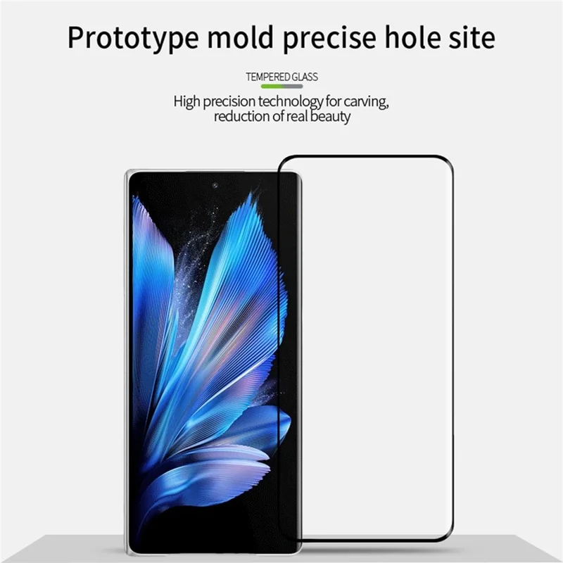 MOFI Para Vivo X Fold3 / X Fold3 Pro Protetor de Tela 3D Curvo Dobrado a Quente Ultra HD Saver Shield Film