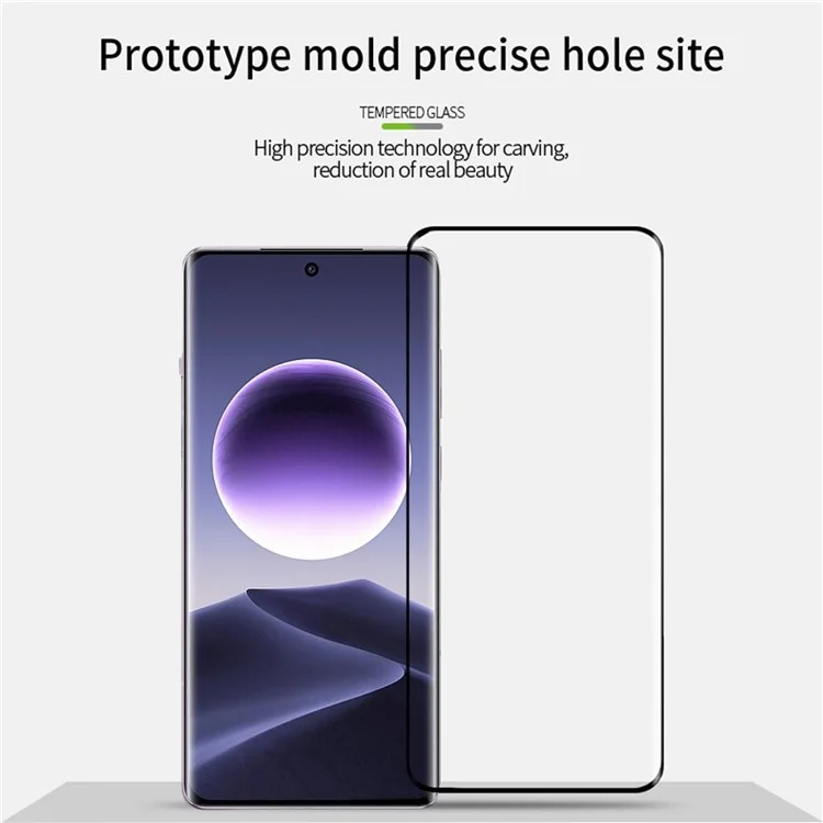 MOFI For Oppo Find X7 5G Full Glue Screen Protector Tempered Glass 3D Curved Hot Bending Film