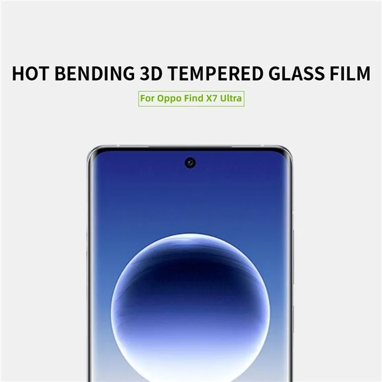MOFI per Oppo Find X7 Ultra Protezione dello schermo 3D Curved Hot Bending Full Glue Screen Film