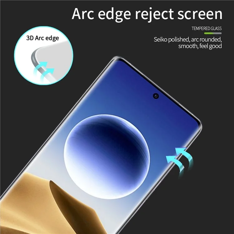 MOFI per Oppo Find X7 Ultra Protezione dello schermo 3D Curved Hot Bending Full Glue Screen Film