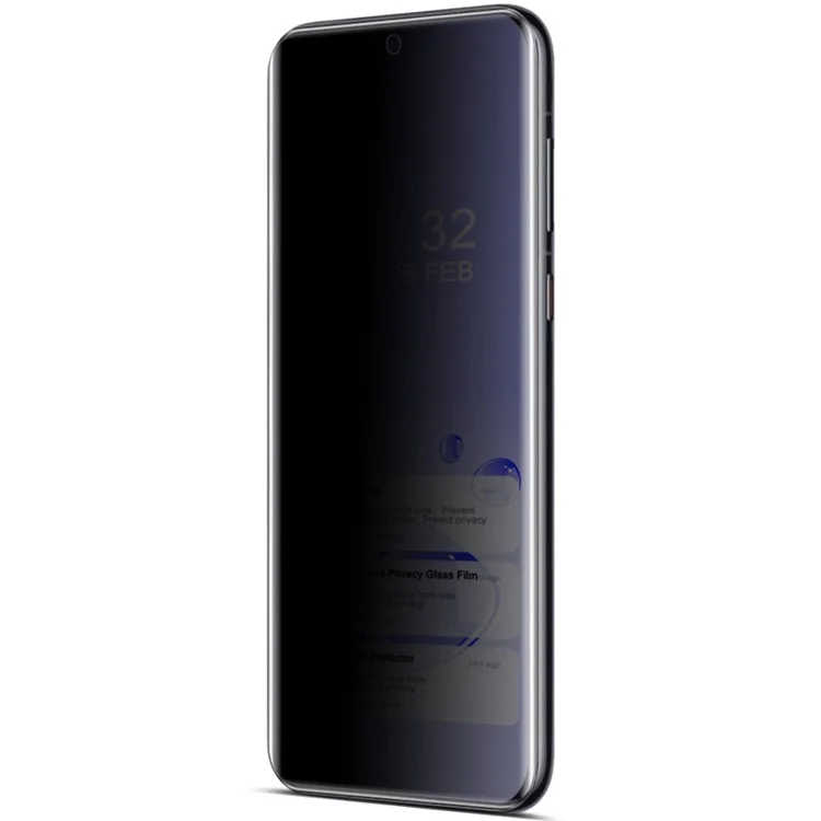 IMAK Para Huawei Pura 70 Pro / 70 Pro+ / 70 Ultra Protetor de Tela Anti-Espião com Película Colante Curva 3D (Versão Sem Borda)