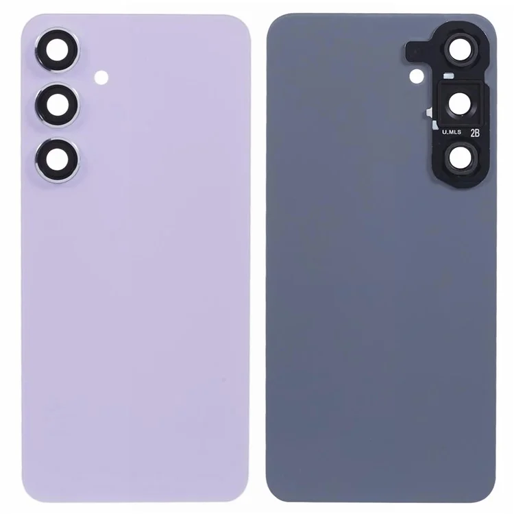 Per Samsung Galaxy S24 S921 Batteria Alloggiamento con Obiettivo Fotocamera Coperchio - Viola Chiaro