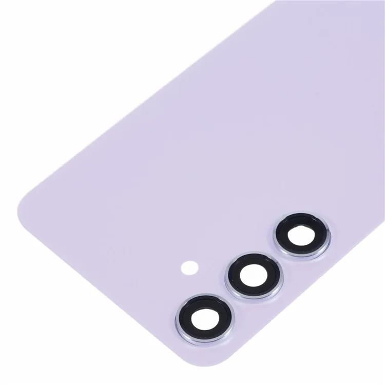 Per Samsung Galaxy S24 S921 Batteria Alloggiamento con Obiettivo Fotocamera Coperchio - Viola Chiaro