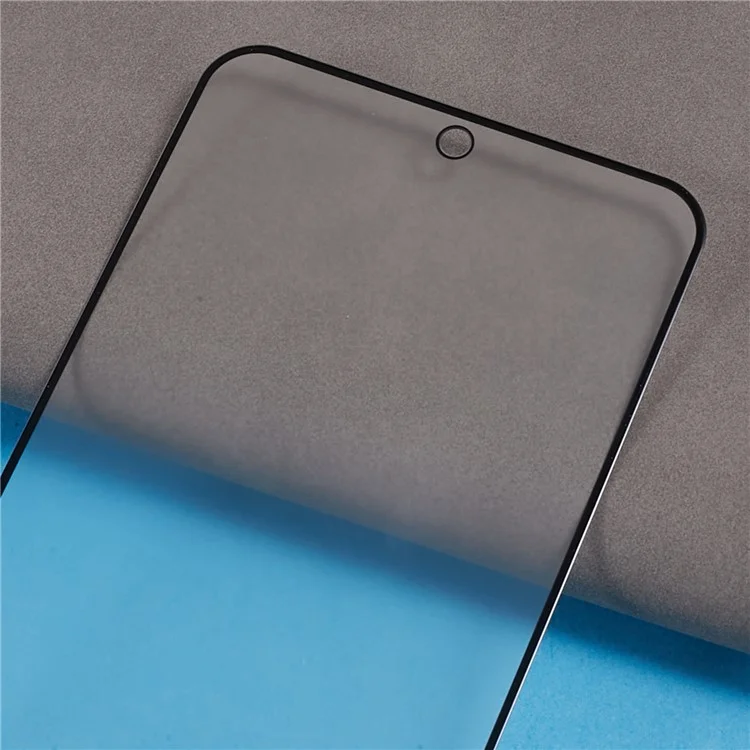 Per Samsung Galaxy M35 5G / A35 5G / A55 5G Pellicola Protettiva Dello Schermo Bordo Nero Opaco Anti-Impronta Digitale Vetro Temperato
