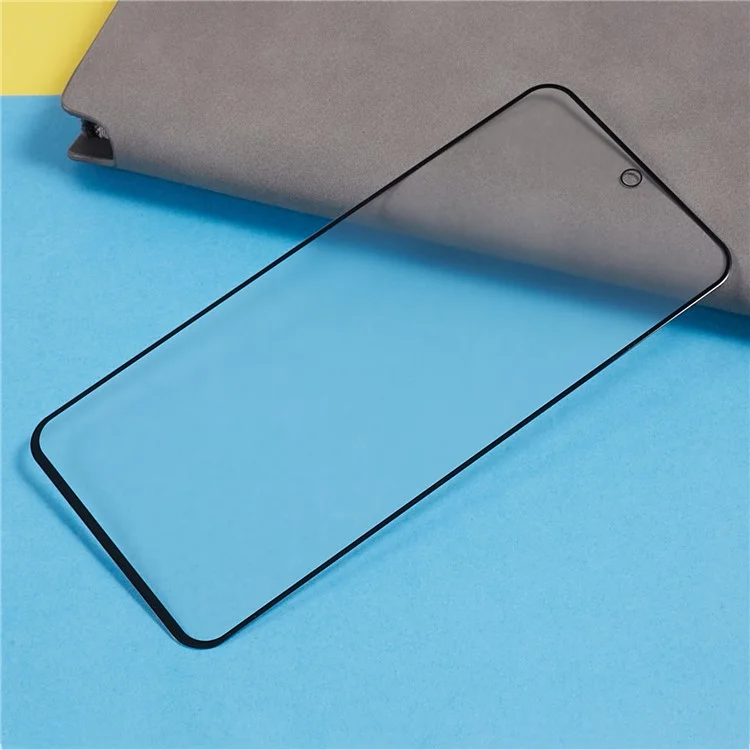 Per Samsung Galaxy M35 5G / A35 5G / A55 5G Pellicola Protettiva Dello Schermo Bordo Nero Opaco Anti-Impronta Digitale Vetro Temperato