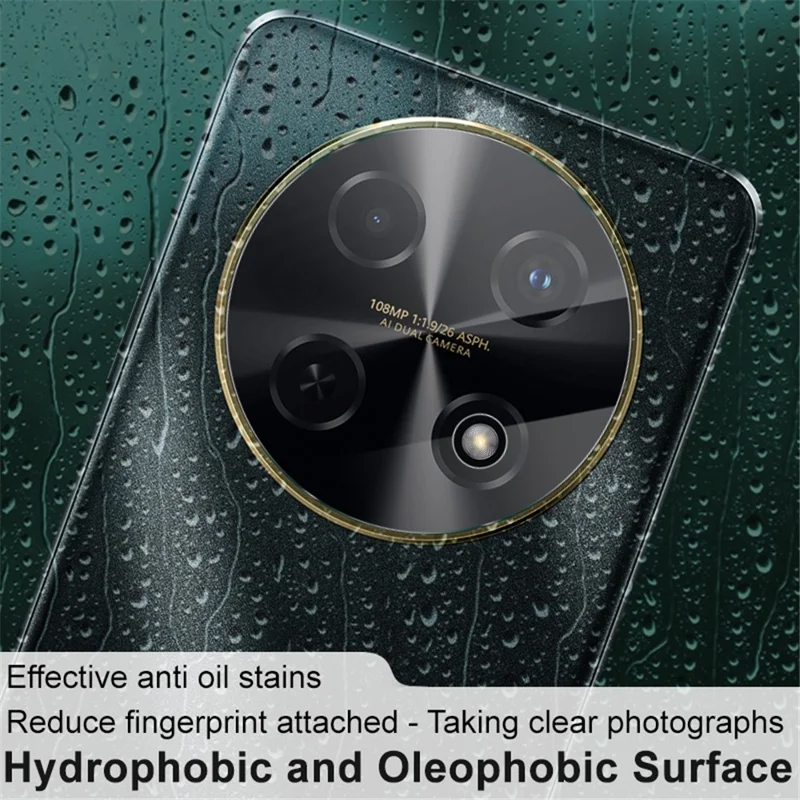 IMAK 2Pcs  /  Set for Huawei Nova 12i 4G / Huawei Enjoy 70 Pro Rear Lens Protector Clear Tempered Glass Camera Lens Film