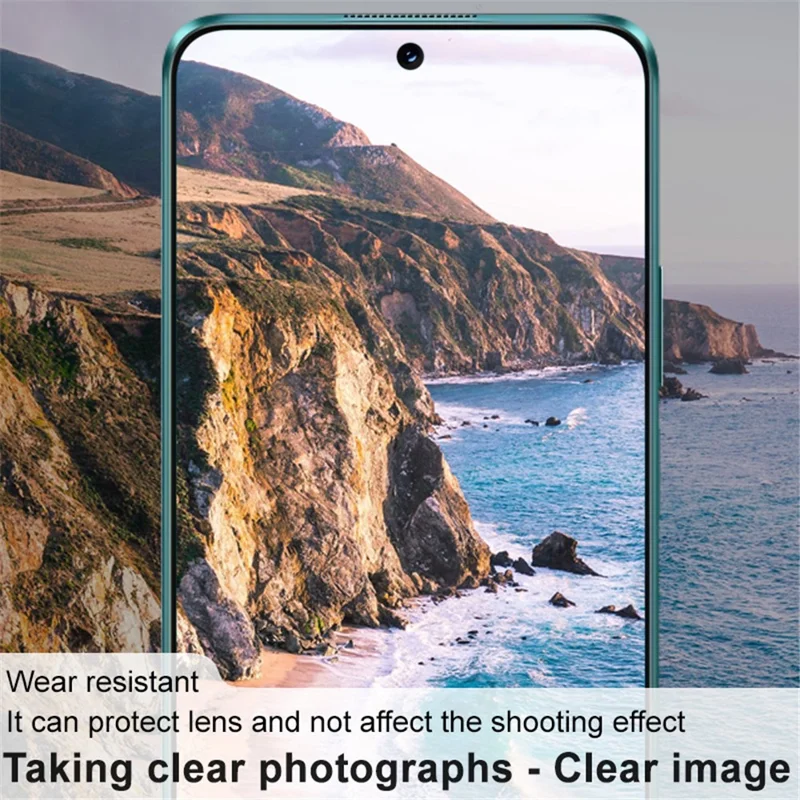 IMAK 2Pcs  /  Set for Huawei Nova 12i 4G / Huawei Enjoy 70 Pro Rear Lens Protector Clear Tempered Glass Camera Lens Film