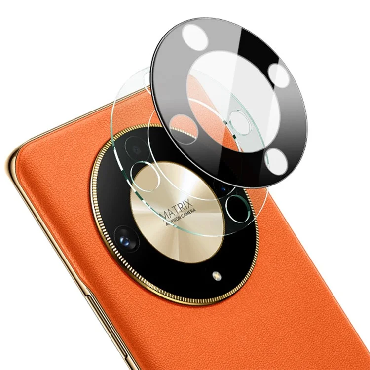IMAK For Honor X9b 5G / Magic6 Lite 5G Tempered Glass Lens Protector+Acrylic Lens Cap (Black Version)