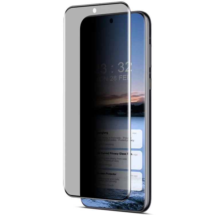 IMAK para Huawei Pura 70 Pro / Pura 70 Pro+ Protetor de Tela Privado 3D Curvo Vidro Temperado Resistente a Quebras