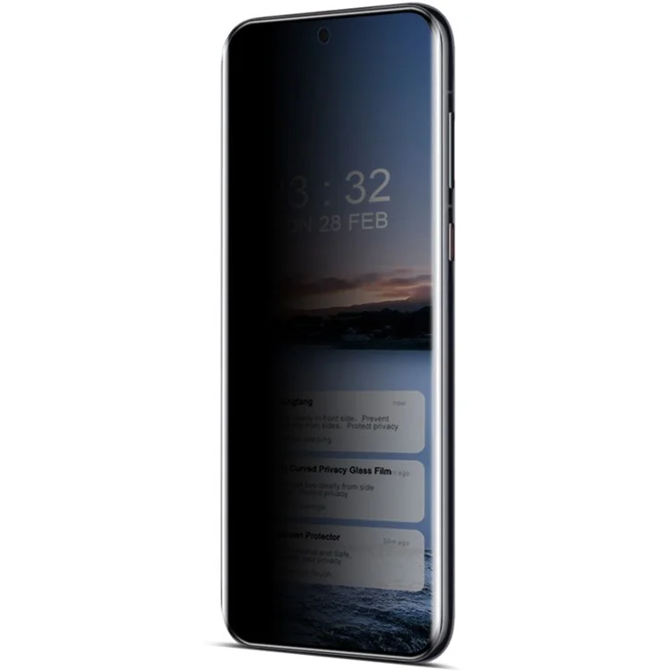 IMAK para Huawei Pura 70 Pro / Pura 70 Pro+ Protetor de Tela Privado 3D Curvo Vidro Temperado Resistente a Quebras