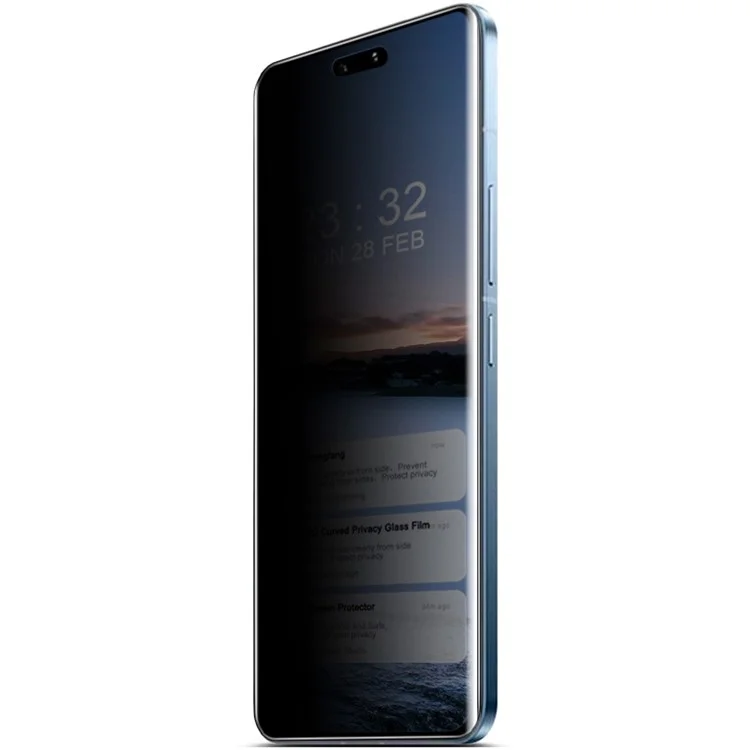 IMAK für Xiaomi Civi 4 Pro 5G / 14 Civi 5G Anti-Spy-Bildschirmschutz 3D gebogene Panzerglas-Vollabdeckungsfolie