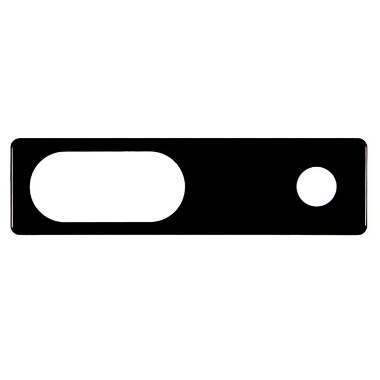 For Google Pixel 8a Camera Lens Protector Ultra Clear Tempered Glass Lens Film - Silk Printing Black