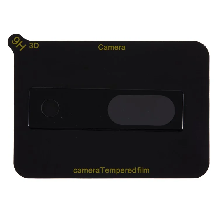 For Google Pixel 8a Camera Lens Protector Ultra Clear Tempered Glass Lens Film - Silk Printing Black