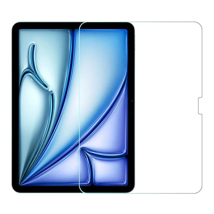RURIHAI Para iPad Air 13 (2024) Protetor de Tela 0,18mm 2,5D Adesivo Completo Vidro Temperado Transparente AR Aprimorado