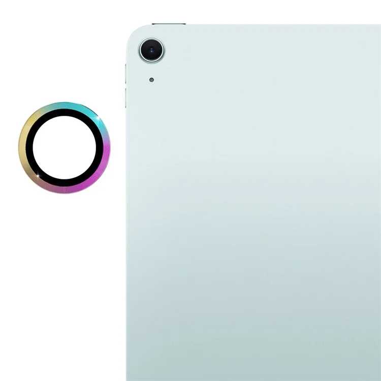 ENKAY HAT PRINCE For iPad Air 11 (2025) / (2024) / Air 13 (2025) / (2024) Camera Lens Protector Metal Ring Tempered Glass Lens Film - Multi-Color