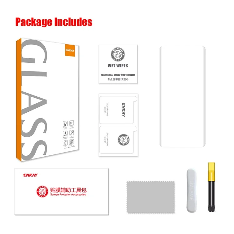 ENKAY HAT PRINCE Pour Xiaomi Redmi Note 13 Pro+ 5G UV Liquid Full Screen Protector Ultra Clear Curved Film