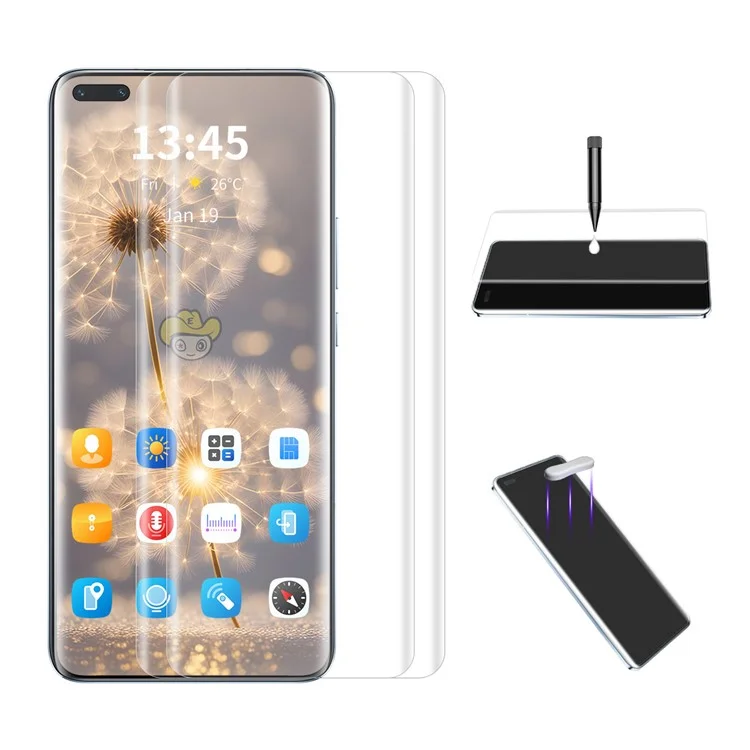ENKAY HAT PRINCE 2 шт. для Huawei nova 11 Pro / nova 11 Ultra Защитная пленка для экрана с закругленными краями, чувствительная к ультрафиолету 