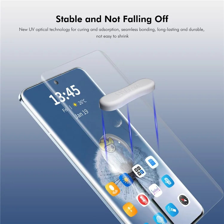 ENKAY HAT PRINCE For OnePlus 11 5G Curved Screen Protector Sensitive Touch UV Full Glue Clear Film