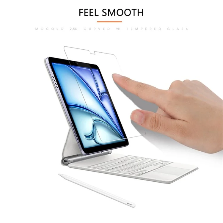 MOCOLO For iPad Air 11 (2025) / (2024) Screen Protector HD Bubble Free Tempered Glass Film