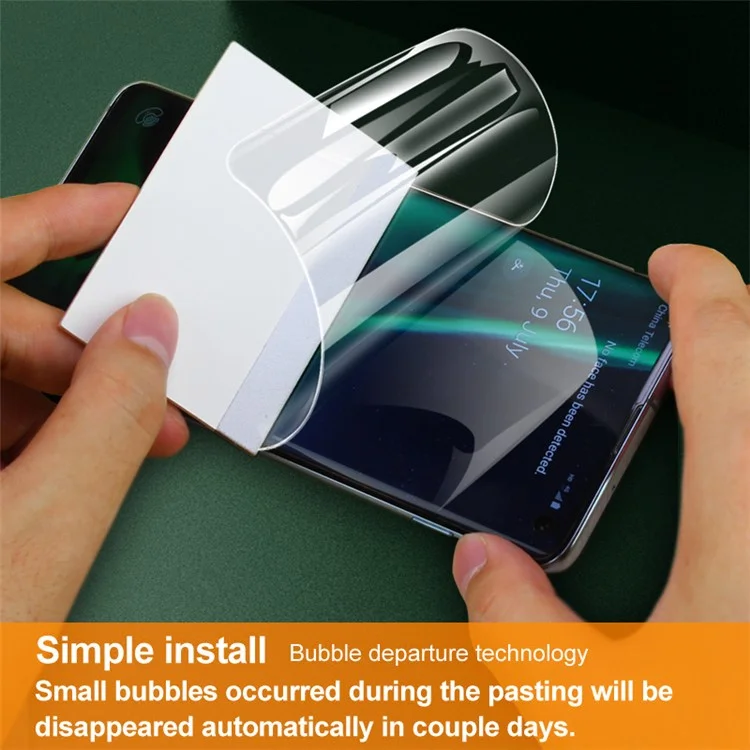 IMAK 2Pcs / Set Hydrogel Film III Pour vivo V30e 5G Protecteur d'écran Soft TPU Ultra Clear Film