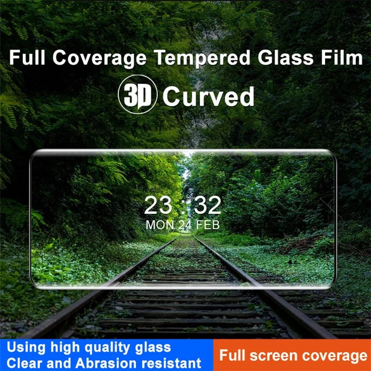 IMAK For vivo X100s Pro 5G / X100 Ultra 5G Screen Protector Full Coverage 3D Curved Tempered Glass Film