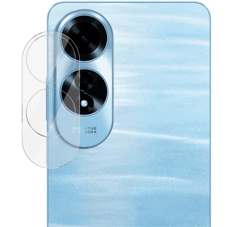 IMAK For Oppo A60 4G Tempered Glass Camera Lens Protector + Acrylic Lens Cap