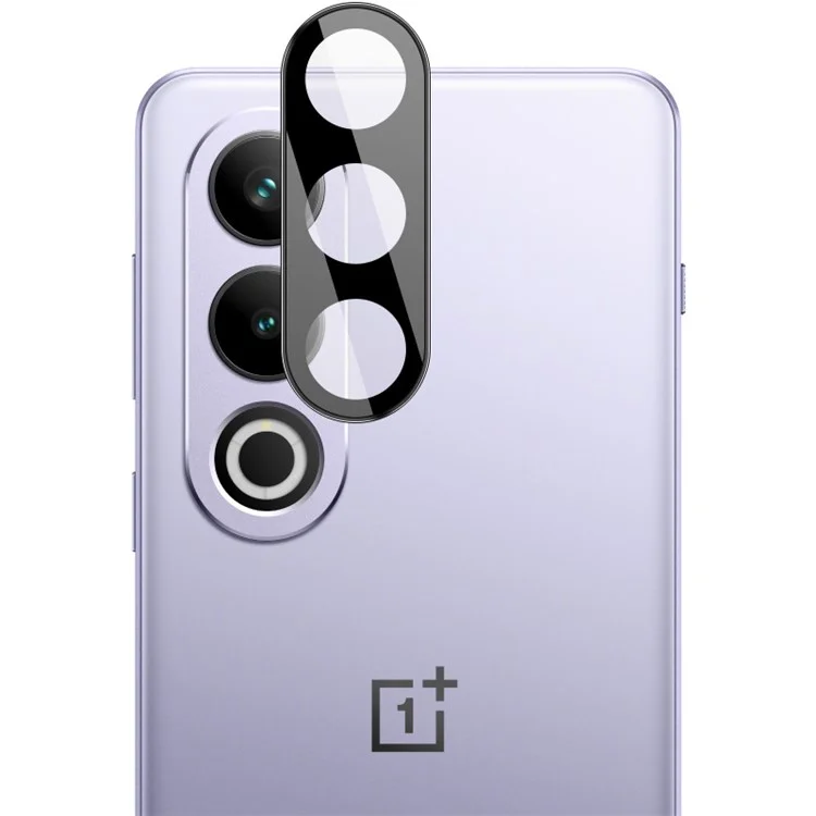 IMAK Pour OnePlus Ace 3V 5G Protection de l'objectif de l'appareil photo Film en verre trempé + Capuchon d'objectif en acrylique (Version noire)