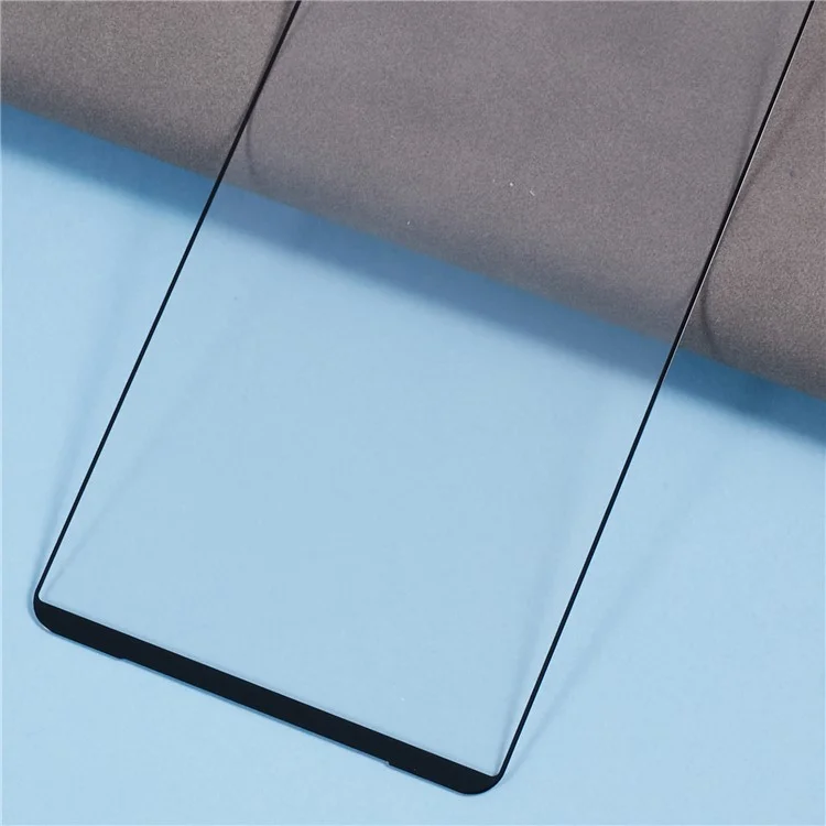 For Sony Xperia 1 VI Tempered Glass Electroplating Anti-Fingerprint Silk Printing Full Glue Screen Protector